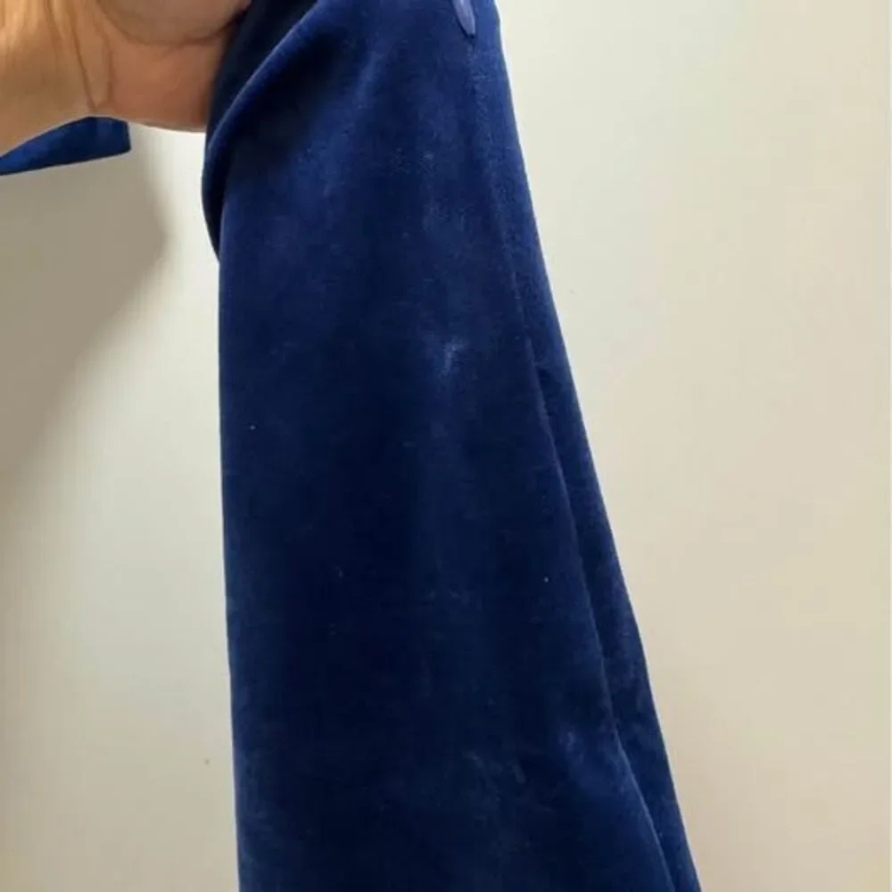 Pair of IKEA SANELA Blue Velvet Cushion Covers 20x20 Accent Pillow Cases Set of